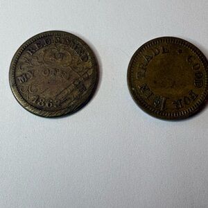Vintage Trade Tokens 1863